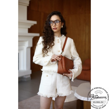 Женская кожаная сумка "Эмма" (рыжая)